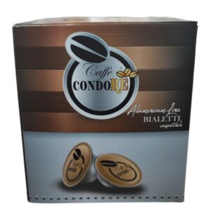 Caffè Condorelli bialetti alluminio miscela nera da 90 pz