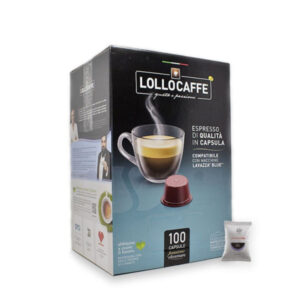 Lollo capsula lavazza blu