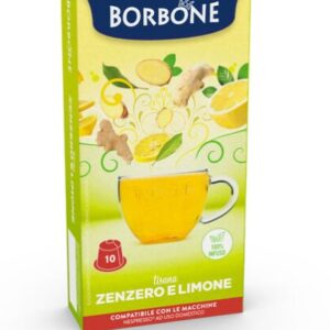 Borbone nespresso tisana zenzero e limone 10 pz