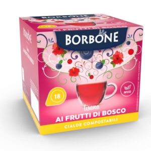 Borbone cialde tisana ai frutti di bosco 18 pz