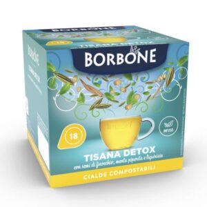 Borbone cialde tisana detox 18 pz